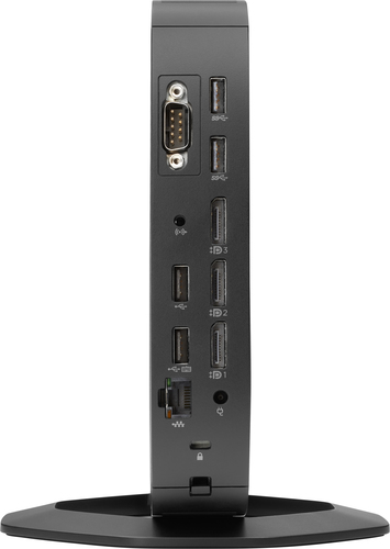 HP t640. Processor frequency: 2.4 GHz, Processor family: AMD Ryzen Embedded, Processor model: R1505G. Internal memory: 4 G