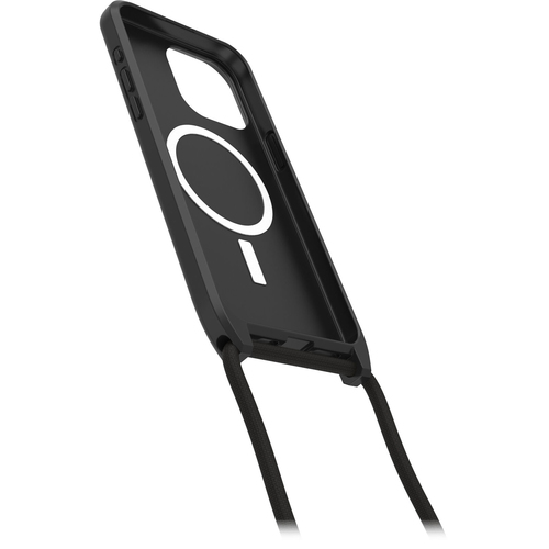OtterBox React Estojo de transporte Apple Smartphone - Preto - Resistente a quedas, Resistente a choques - Alça de pescoço