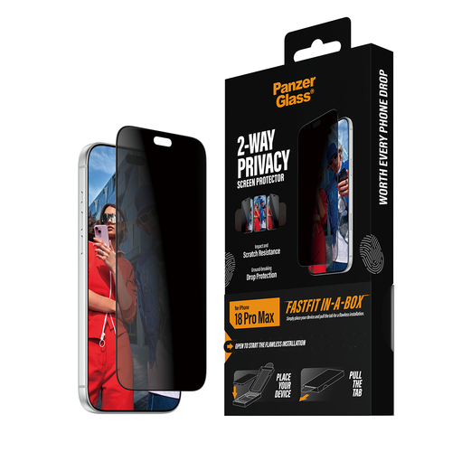 PANZERGLASS SCREEN PROTECTOR PRIVACY IPHONE 18 PRO MAX UWF FF