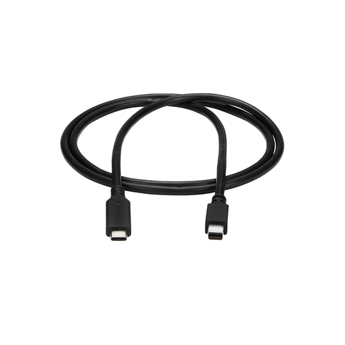 StarTech.com 1 m / 3.3 ft. USB-C to Mini DisplayPort Cable - 4K 60Hz - Black - USB 3.1 Type-C to Mini DP Adapter Cable - m