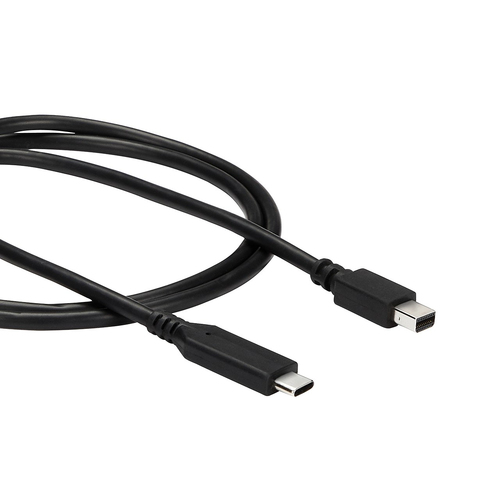 StarTech.com 1 m / 3.3 ft. USB-C to Mini DisplayPort Cable - 4K 60Hz - Black - USB 3.1 Type-C to Mini DP Adapter Cable - m