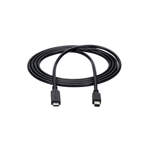 StarTech.com 6 ft. / 1.8 m USB-C to Mini DisplayPort Cable - 4K 60Hz - Black - USB 3.1 Type-C to Mini DP Adapter Cable - m