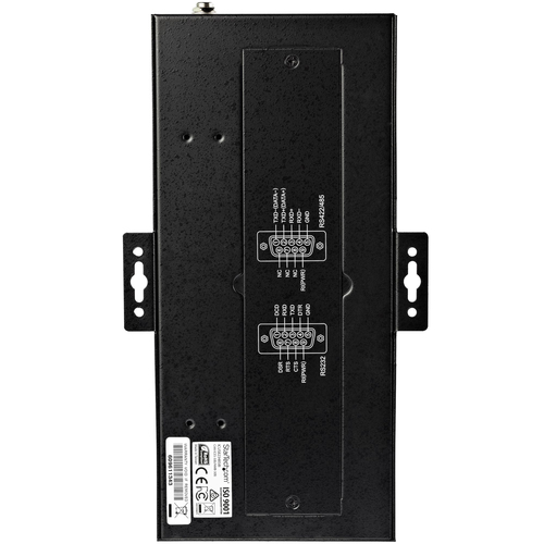 StarTech.com USB to RS232/RS485/RS422 8 Port Serial Hub Adapter - Industrial Metal USB 2.0 to DB9 Serial Converter - Din R