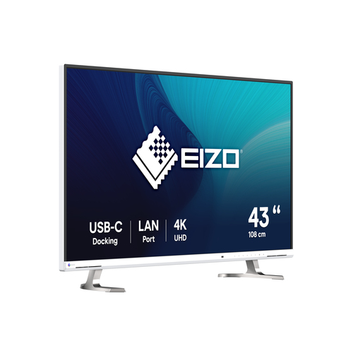 EIZO FlexScan EV4340X-WT. Bildschirmdiagonale: 108 cm (42.5"), Display-Auflösung: 3840 x 2160 Pixel, HD-Typ: 4K Ultra HD, 