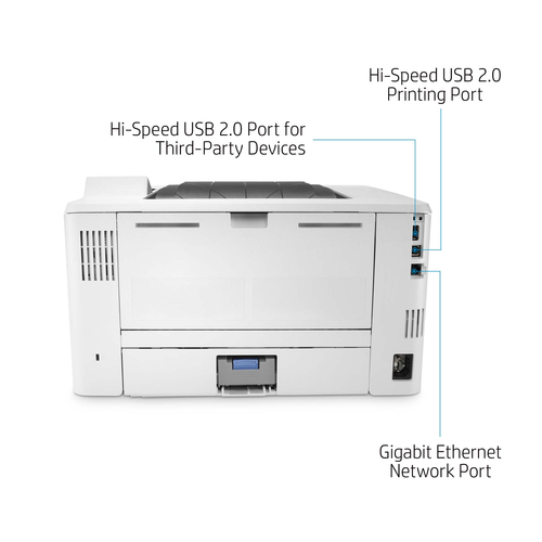 HP LaserJet Enterprise M406dn - Desktop Kabel Laserdrucker - Monochrom - 40 ppm Monodruck - 1200 x 1200 dpi Druckauflösung