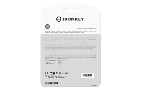Kingston Technology IronKey 32GB Vault Privacy 50 AES-256 Encrypted, FIPS 197. Capacity: 32 GB, Device interface: USB Type
