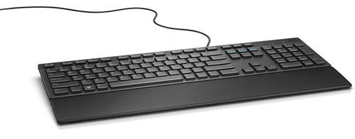 DELL Wired Keyboard - KB216 - French (AZERTY) - Black. Keyboard form factor: Full-size (100%). Keyboard style: Straight. C