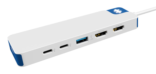 Hyper HyperDrive HD4103BUGL USB-Typ C Docking Station für Monitor, Desktop-PC, Notebook, Tablet, Tastatur, Flash-Laufwerk 