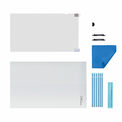 StarTech.com 12.5-inch 16:9 Flip-Up Privacy Screen with Touch, Anti-Glare Blue Light Filter, Laptop Monitor Screen Protect