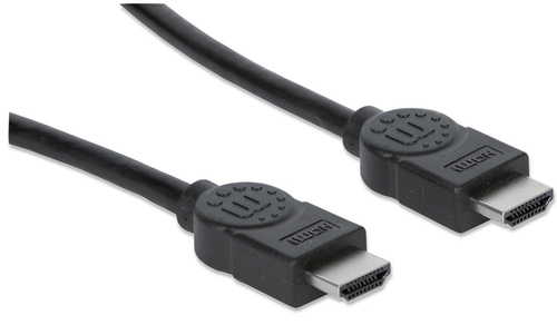 Manhattan HDMI 4K@30Hz Cable with Ethernet, 1m, Suitable for ALL 1080p/HD and majority of 4K uses (check your system 4K sp