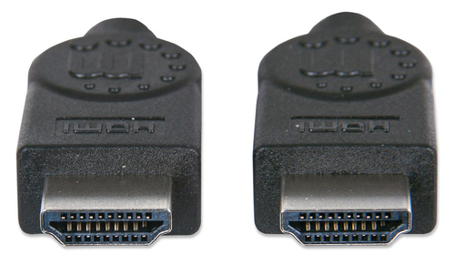 Manhattan HDMI 4K@30Hz Cable with Ethernet, 1m, Suitable for ALL 1080p/HD and majority of 4K uses (check your system 4K sp