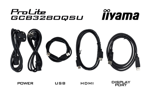 iiyama G-MASTER Red Eagle Curved GCB3280QSU-B2 32 Zoll Klasse WQHD Gekrümmter Bildschirm Gaming-LED-Monitor - 16:9 Format 