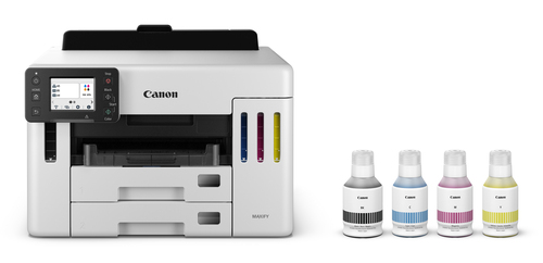 Canon MAXIFY GX5550 Desktop Wireless Inkjet Printer - Colour - 600 x 1200 dpi Print - Automatic Duplex Print - 600 Sheets 