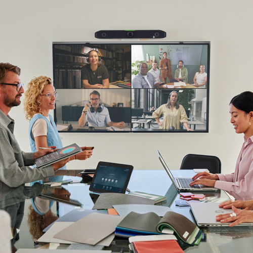 Poly Studio X52 Video Conference Equipment - White - 3840 x 2160 Video (Live) Video (Content) - H.323, SIP - 4K UHD - H.26