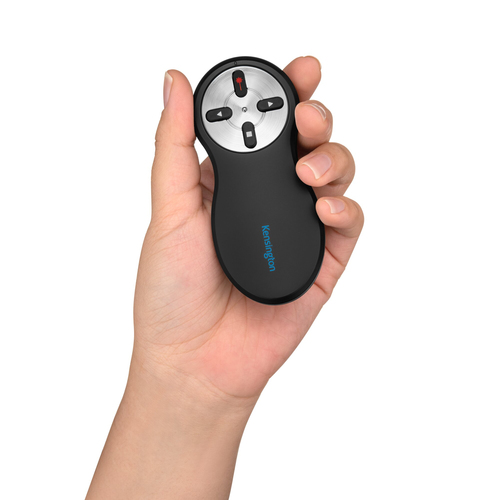 Kensington 33374EU Wireless Device Remote Control - For PC, Mac - Radio Frequency - 20 m Operating Distance - BatteryBlack
