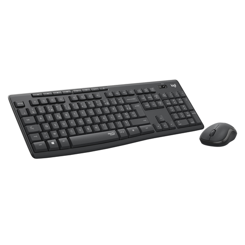 Logitech MK295 Silent. Facteur de forme du clavier: Taille réelle (100 %). Style de clavier: Droit. Technologie de connect