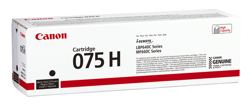 Canon 075H Original Laser Toner Cartridge - Black Pack - 3,500 pages