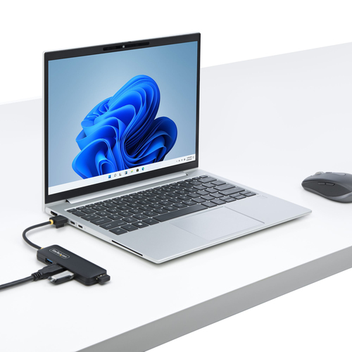 StarTech.com StarTech.com 4-Port USB-A Hub, 5Gbps, Bus Powered, Small Travel Mini USB Hub, Multi-Port USB 3.0 Splitter, Po