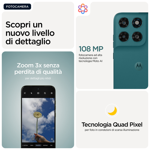 Motorola moto g77 . Dimensioni diagonale schermo: 17,3 cm (6.8"), Risoluzione del display: 1272 x 2772 Pixel. Frequenza de