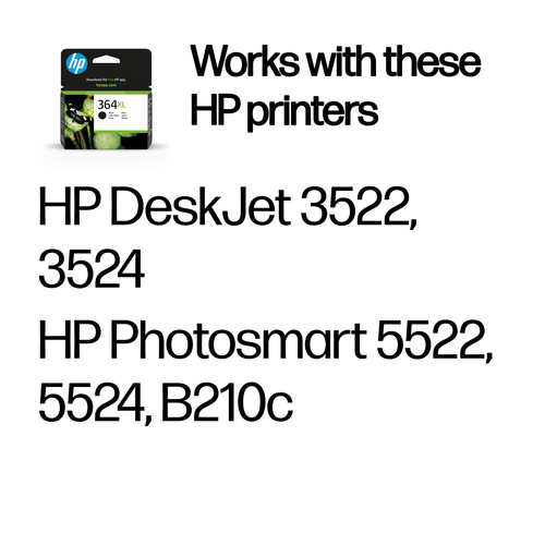 HP 364XL Original Jato de tinta Tinteiro - Preto Pack