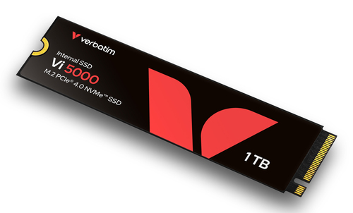 Unità stato solido Verbatim Vi5000 - M.2 2280 Interno - 1 GB - PCI Express NVMe (PCI Express NVMe 4.0) - Computer portatil