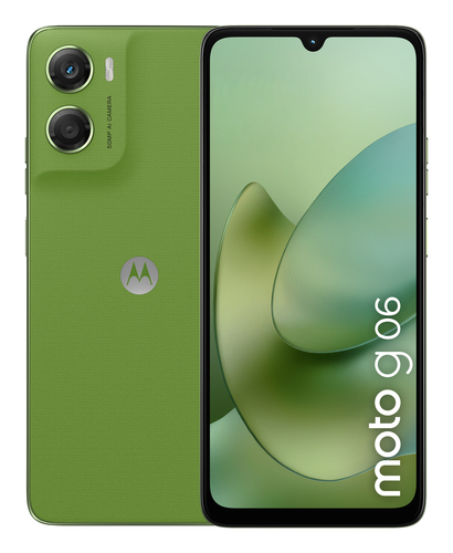 Motorola moto g06 . Dimensioni diagonale schermo: 17,5 cm (6.88"), Risoluzione del display: 1640 x 720 Pixel. Frequenza de