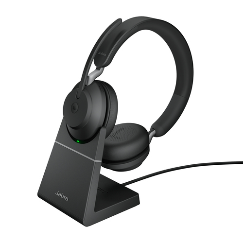 Jabra Evolve2 65 USB-C Black MS Chrg stand Stereo. Product type: Headset. Connectivity technology: Wireless, Bluetooth. Re