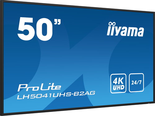 LCD Ecrans à affichages dynamiques iiyama ProLite LH5041UHS-B2AG 1270 mm - 24 Heures/7 Jours Operation - Vertical Alignmen