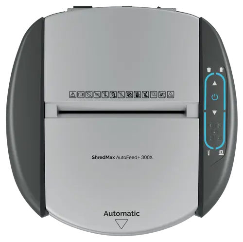 Rexel ShredMax AutoFeed+ 300X Cross Cut Paper Shredder. Shredding type: Cross shredding, Working width: 22.5 cm, Shredding