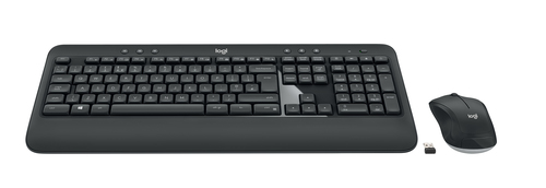 Logitech MK540 Keyboard & Mouse - QWERTZ - Hungarian - USB Wireless RF - USB Wireless RF - Optical - 1000 dpi - Scroll Whe