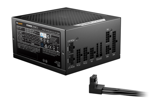 be quiet! Power Zone 2 ATX 3.1, EPS12V v2.92 Modular Stromversorgung - 1,20 kW - Schwarz - 120 V AC, 230 V AC Eingang - 3.
