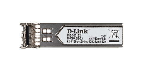 D-Link DIS-S301SX SFP (mini-GBIC) - 1 x 1000Base-SX Network - For Data Networking, Optical Network - Optical Fiber - Multi