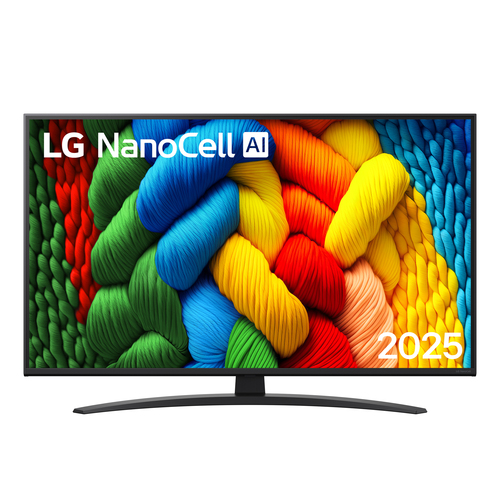 LG NanoCell AI 43NANO81A6A TV Serie NANO81 43'' 4K, α7 Gen8, HDR10, 20W, 3 HDMI con Game Optimizer, Smart TV WebOS 25. Dim