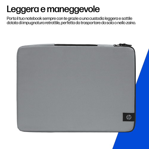 Borsa rigida per il trasporto HP (Sleeve) per 38,1 cm (15") a 40,6 cm (16") Computer portatile - Resistenza all'acqua, Ant