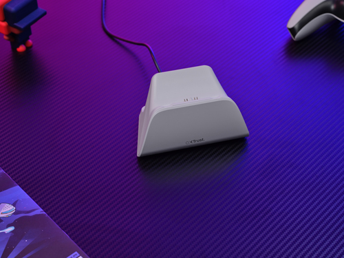 Trust Dock Cradle für Spielkonsole, Spielecontroller - Ladefunktion - Weiß