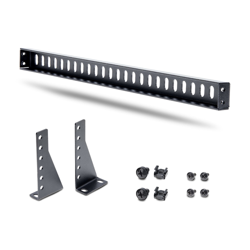 StarTech.com 12S-CABLE-LACING-BAR. Typ: Kabelabdeckleiste, Gehäusematerial: Stahl, Produktfarbe: Schwarz. Gewicht: 500 g