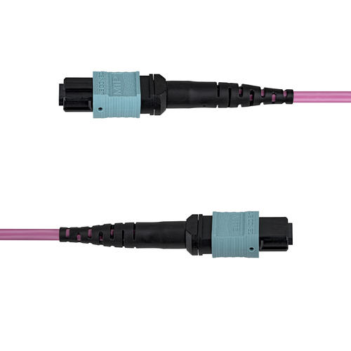 StarTech.com OS2MTP12AOFNP5M. Kabellänge: 5 m, Lichtleitertyp: OS2, Anschluss 1: MPO/MTP, Anschluss 2: MPO/MTP, Lochdurchm