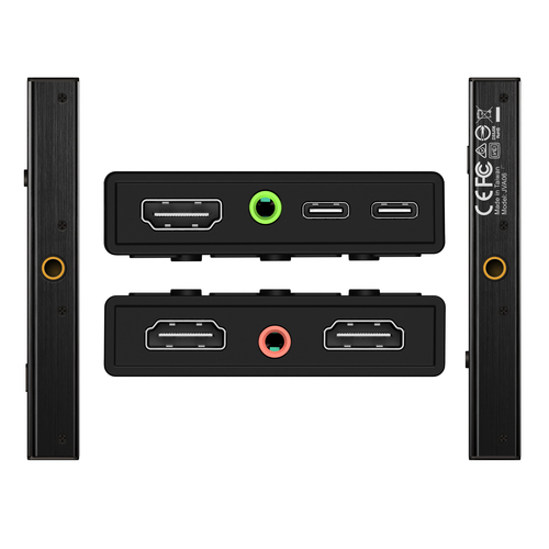 Dispositivo di acquisizione video j5create JVA06-N - Nero - Funzioni: Acquisizione video - 1080p, 768p, 576p, 480p, 576i -