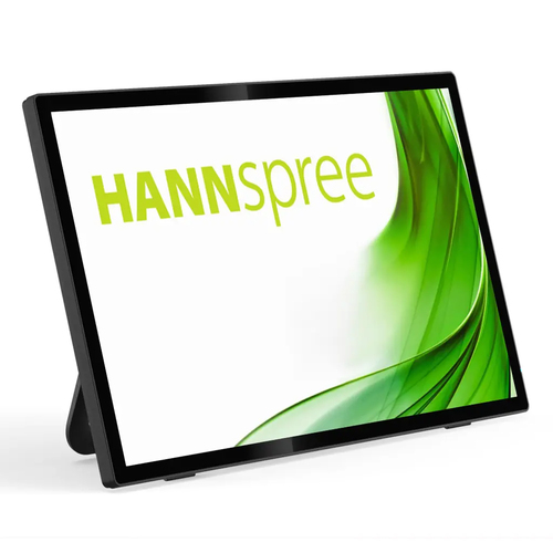 Hannspree HT249PPB 24"" Class LED Touchscreen Monitor - 16:9 - 5 ms - 60.5 cm (23.8"") Viewable - Projected Capacitive - 1