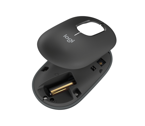 Logitech POP Mouse Rato - Bluetooth - Ótico - 4 Taste(n) - Grafite - Sem fios - 10 m - 4000 dpi - Roda de deslocação - 1 x
