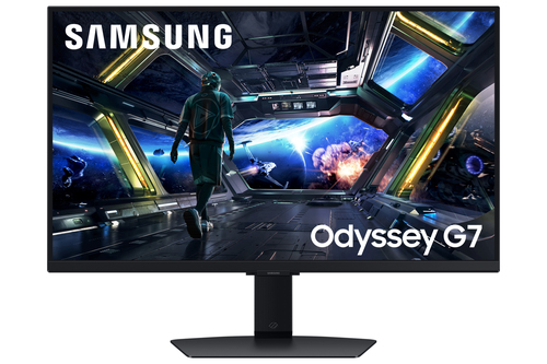 Samsung Odyssey G7 S27DG702EU 27" Class 4K UHD Smart Gaming LCD Monitor - 16:9 - Black - 68.6 cm (27") Viewable - Fast IPS