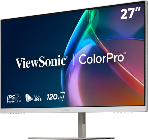 Moniteur LED ViewSonic ColorPro VP2766-2K-W 27" Classe WQHD - 16:9 - Blanc - 68,6 cm (27") Viewable - Technologie IPS - Ré