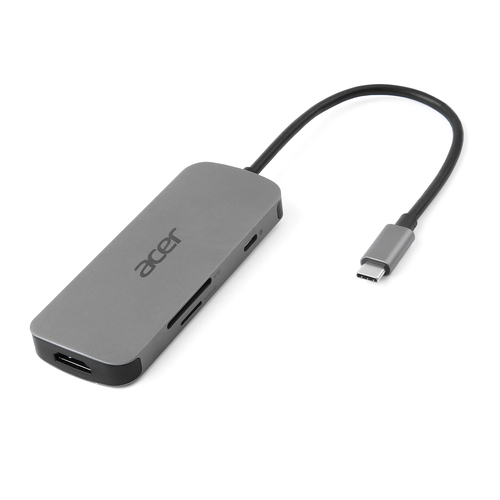 ACER 7-IN-1 TYP-C DONGLE 3X USB-A 1X HDMI MICROSD/SD