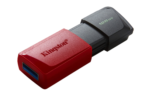 Lecteur flash Kingston DataTraveler Exodia M DTXM - 128 Go - USB 3.2 (Gen 1) - Rouge, Noir - 1 Paquet