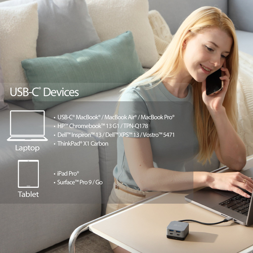j5create JCD361 Flexible Ports USB-C® 4K144 HDMI™ Hub - Cube Plus 6 in 1, Black/Grey. Host interface: USB Type-C. Maximum 