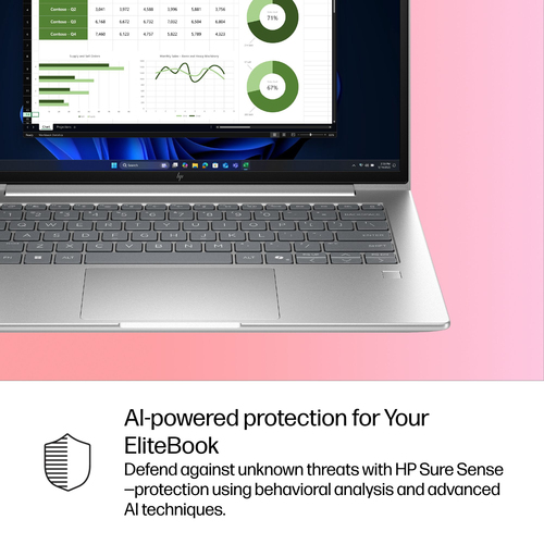 HP EliteBook 6 G1i 35.6 cm (14") Notebook - WUXGA - Intel Core Ultra 5 225U - 16 GB - 512 GB SSD - Pike Silver Aluminum - 