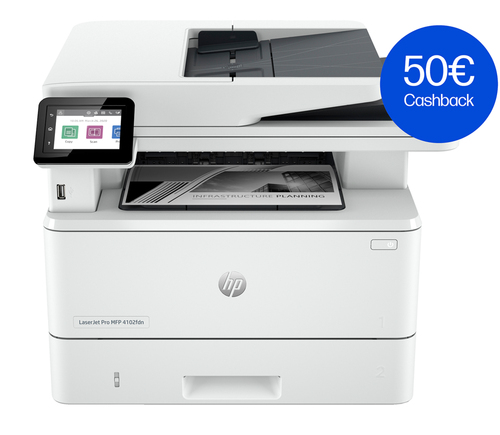 HP LaserJet Pro 4102FDN - Laser-Multifunktionsdrucker - Kopierer/Fax/Drucker/Scanner - 1200 x 1200 dpi Druckauflösung