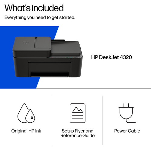 HP DESKJET 4320 ALL-IN-ONE 8.5PPM WIRELESS PRINT SCAN COPY