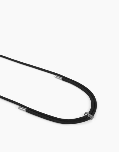 IDEAL CORD PHONE STRAP COAL BLACK