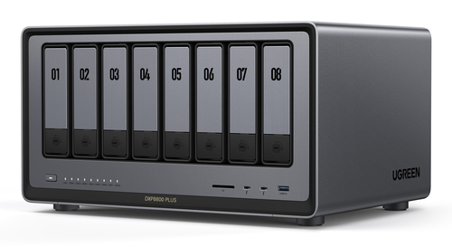 Ugreen NASync DXP8800 Plus. Type: NAS. Chassis type: Desktop. Device class: Home & Home Office. Processor family: Intel® C